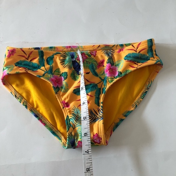 Bundle 3Pc Art Class Cat & Jack Cutout Bralette checker Tropical Bikini Bottoms - Picture 13 of 13